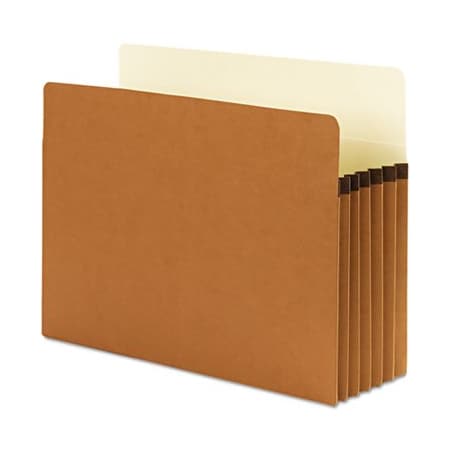 Smead Smead, SUPERTAB POCKETS, 5.25in EXPANSION, LETTER SIZE, REDROPE, 10PK 73240